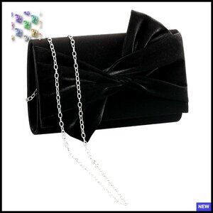 Satin Clutch Evening Bag Elegant Wedding Party Handbag Rectangular Style